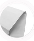 Close-up of 100 Pack White Plastic Mailing Bags with Self Adhesive Seal for Clothes Writable Poly Mailers for Small Biz Shipping Supplies