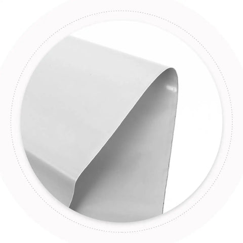 Close-up of 100 Pack White Plastic Mailing Bags with Self Adhesive Seal for Clothes Writable Poly Mailers for Small Biz Shipping Supplies