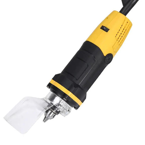 Workhorse 500W Rotary Tool Kit With Six Step Speed Control Up To 31000 RPM Electric Mini Die Grinder And Carving Set Featuring Pure Copper Motor with safety shield.