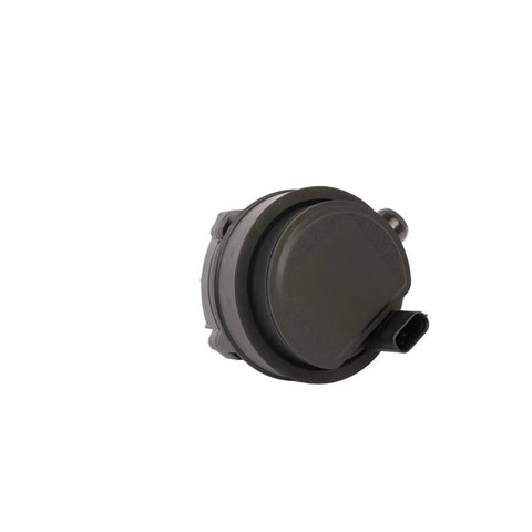 Heavy Duty Auxiliary Electric Vehicle Water Pump Straight Bolt On Replacement For Ev Coolant Systems Compatible A0005007600 showing top view with connector.