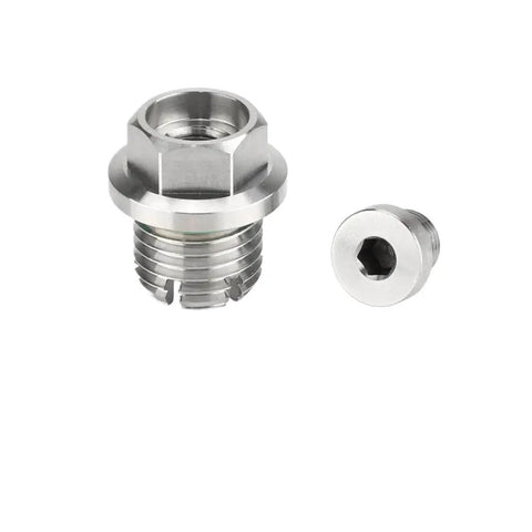 Fix Damaged Oil Drain Plug Fast With This Oversize Stainless Steel Piggyback Self-Tapping Kit M20×1.5 For Your Car Or Truck Engine Oil Pan Repair Job, stainless insert