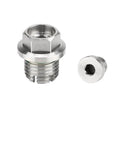 Hot Shot M20x1.5 Oversize Piggyback Oil Drain Plug Repair Kit Made From Gnarly Stainless Steel To Fix Stripped Pan Threads Quick And Easy Without Taking The Whole Thing Off Your Ride. stainless steel repair plug and insert