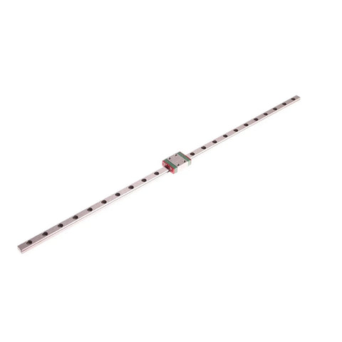 Two Piece Linear Guide Rail Kit With MGN15C Blocks For 3D Printers, 300mm To 1000mm Length, showing single rail and block
