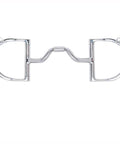 33 English Dee Bit With Two Hooks Five Inch Mouthpiece For Horses Stainless Steel Ported Barrel Copper Inlay Mouth