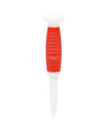 Flexible Fluorescent Golf Tees In Red Orange Yellow, 8 Pack, Assorted Sizes, Virtually Unbreakable Plastic Tees For Longer Drives