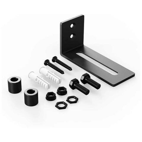 Sliding Barn Door Bottom Floor Guide Roller Set, Black, Quiet And Smooth Operation, Adjustable For A Tight Fit, No Fuss Easy Install