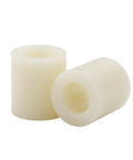 Pro Grade ABS Plastic Spacers 0.45 Inch OD 0.24 Inch ID 0.5 Inch Thick Unthreaded Standoff Bushings shown in white color