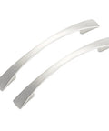 Arched Satin Nickel Cabinet Handle Drawer Pull For Kitchen Cabinets And Furniture, 96mm Center To Center Spacing, Five And A Quarter Inch