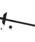 Precision Adjustable Rip Fence And Circular Guide Accessory For Jig Saws featuring a black metal fence and adjustment knobs.