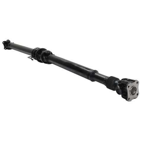 Heavy Duty Front Driveline Drive Shaft For Toyota Tacoma 1996 To 2004 showing steel construction and bolt on ends.