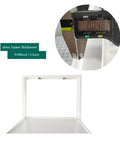 Heavy Duty Metal Access Panel 18 X 24 Inch Spring Loaded Drywall Cover measuring 0.048 inch frame thickness with caliper.
