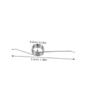Top Notch 20 Piece Torsion Spring Replacement Kit For Trash Cans. 5-coil iron nickel spring, 3.5cm x 0.6cm