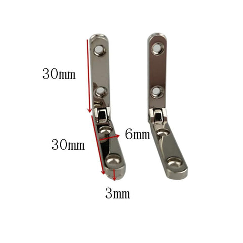 10 Pack 90 Degree Hinges For Wooden Boxes Jewelry Boxes Chest And Gift Boxes Silver Finish With Screws Rddconkit Durable