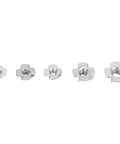 Five Four Pronged T Nut Kits 80 Piece Zinc Plated Carbon Steel Assorted M3 M4 M5 M6 M8 Tee Nuts For Woodworking