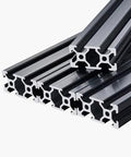Four 39.4 Inch T Slot 2040 Aluminum Extrusion Profiles With Anodized Linear Rails European Standard Heavy Duty DIY Kit For 3D Printers CNC