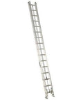 32 Foot Aluminum Extension Ladder With 300 Pound Load Capacity Type IA For Heavy Duty Home And Jobsite Use AE2232 Lightweight Yet Beefy And Easy To Tote For Quick Climb, side view