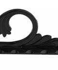 Decorative design detail on Heavy Duty L Shaped Shelf Brackets 2 Pack Wall Mounted Corner Braces For Indoor Outdoor Use