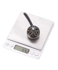 2809 Brushless RC Motor 1250KV/800KV With 5mm Shaft on digital scale showing weight for 7 to 8 inch FPV drones