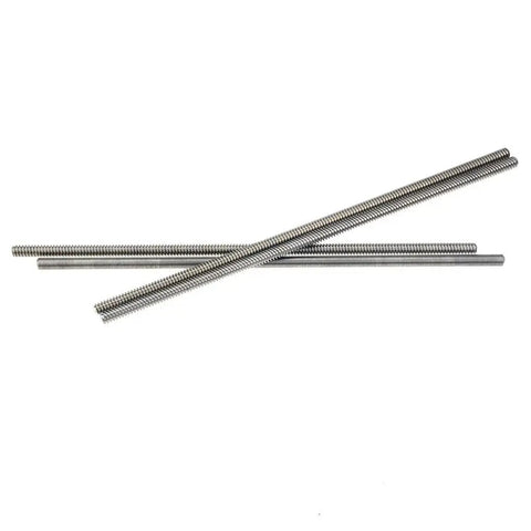 Beefy T8 Trapezoidal Lead Screw For 3D Printers Tough Stainless Steel Rod With Copper Nut Choose 1mm Or 2mm Pitch Lead Options 1mm 2mm 4mm 8mm Lengths 100mm To 600mm In 50mm Steps Includes One Rod And One Copper Nut, stainless steel T8 lead screws