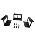 Sleek Under Desk Laptop Mount Bracket Featuring Heavy Iron Screwin Notebook Holder Set For Legit Better Workspace Organization with screws.