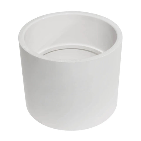 6 Inch PVC DWV Coupling For Drain Waste And Vent Sanitary Fitting White PVC Pipe Connector Adapter