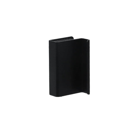 6 Pcs 1.57 Inch Glass Finger Edge Pulls For 5 To 6mm Thick Glass Doors Polished Chrome Finish Easy Install Black Clip