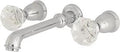 Wall Mount Bathroom Faucet Polished Chrome Solid Brass Construction Drip Free Ceramic Disc Cartridge 1.2 GPM Flow Ideal For Traditional Style Bathrooms With A Classic Timeless Vibe