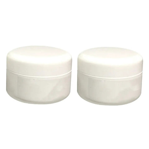 Two white jars of Ceramic Tile Repair Kit 100g Quick Dry Epoxy Paste For Crack Filling And Tile Rebonding In Floors And Walls