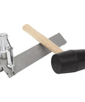 Corner Clincher and Mallet for Drywall Bead Installations, Quick Drive and Crimp With One Blow, Durable Stainless Steel Head