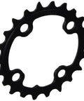 Close-up of 22T Inner Chainring For 64mm BCD 3x10 Speed Cranksets, CNC Machined From 7075 T6 Aluminum, showing four bolt holes.