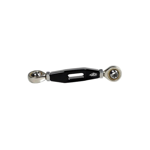Harley Brake Shift Lever Linkage Pushrod Upgrade For Softail Mid Controls Fits 2018 2025 Street Bob Low Rider And FX Models 6061 T6 Aluminum Billet Black Anodized Gnarly Performance Upgrade, black billet linkage