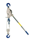 Industrial Grade Cable Come Along Winch With 2 Ton Capacity, Double Or Single Line Lift, Rugged Ratchet Hoist