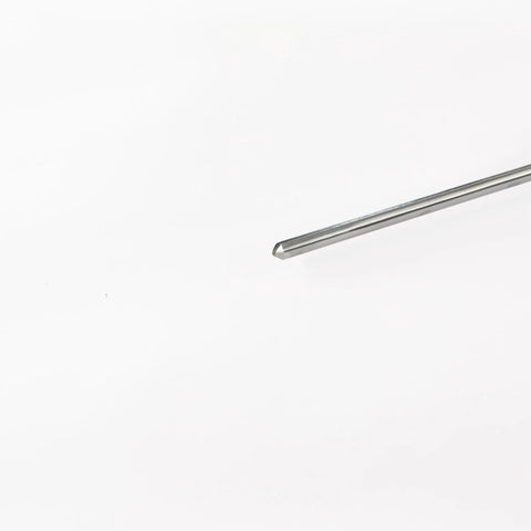 Close-up of a 3/8-inch M2 Cryo bowl gouge tip for woodturning (Hurricane CryoCut HTT-500)