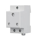 Rock Solid Din Rail AC Power Socket With Bulletproof Flame Retardant Nylon Casing, compact size for job site use.