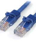 Blue Dope Snagless Cat5e Patch Cable, 20 Ft Ethernet Cord With RJ45 Connectors, high speed, ideal for home office and gaming setups
