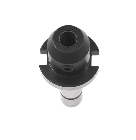 Top view of Three Quarter Inch End Mill Holder with NMTB Taper for Milling Machines with Number Forty Spindles