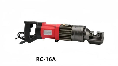 AOXHUGB Electric Rebar Bender And Cutter, lightweight with copper motor, designed for fast bending and cutting rebar at job sites.