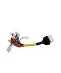 Wiring harness for Straight Slick EBike Controller Electric Motorcycle Drive with Nd72260X80 Brushless Unit, detailed connections.