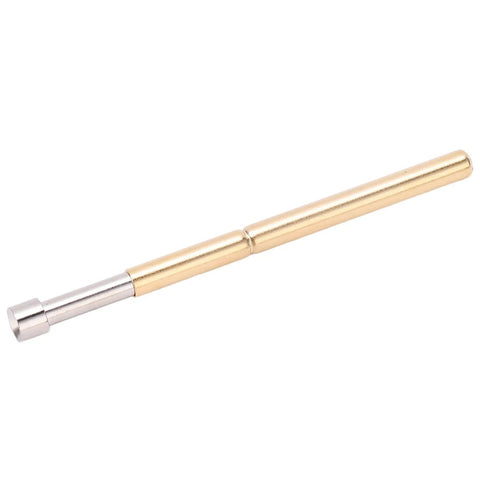100 Pcs Spring Loaded Pogo Pin Set With Brass Concave Head For Stable High Frequency PCB Testing And Repeated Contacts, 2.02mm Tube Diameter