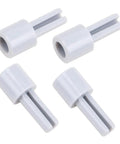 Mixer Potentiometer Lengthening Extension Shafts Set 4 Pack D Half Shaft 6mm Bore Plastic Linear Taper Rotary Volume Control Levers