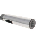 Morse taper adapter reducing sleeve, silver metal cylindrical tool for lathes and drill presses