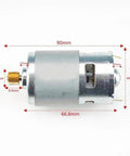 Heavy Duty Electronic Parking Brake Actuator Motor For Renault Megane Scenic Espace Iv, dimensions shown, robust design for reliable performance.