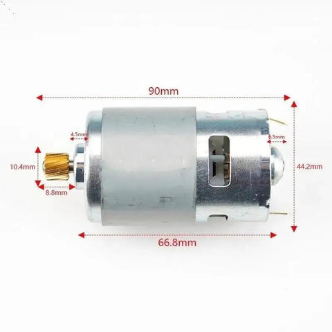 Heavy Duty Electronic Parking Brake Actuator Motor For Renault Megane Scenic Espace Iv, dimensions shown, robust design for reliable performance.