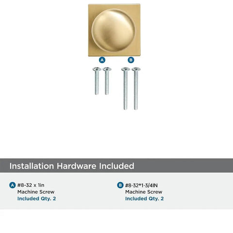 10 Pack One And A Half Inch Brushed Brass Cabinet Knobs With Backplates Satin Gold Dope Vintage Look For Cabinets Drawers Closets And Bi Fold Doors Do It Yourself Home Upgrade with included screws.