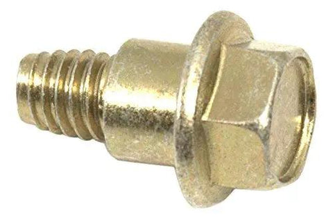 Lawn Mower Shoulder Bolt Replacement 532196539 OEM Genuine Part with zinc plated finish, close-up angle