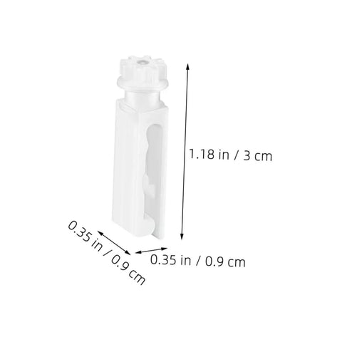 Vertical Blinds Stem Tabs Repair Kit 36 Sets Quick Fix Replacement Parts For Smooth Sliding And Reliable Operation DIY Friendly Easy Window Blind Repair Vane Saver Tabs Durable Stems And Tabs