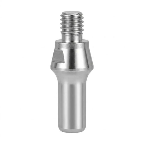 Close-up of a metal electrode from the All In One 45 Piece IPT40 Plasma Cutter Consumables Kit With Electrodes Nozzles Stand Offs Shield Cup And Swirl Rings For Easy Replacement Compatible With CUT 55DS Pro CUT 55NHF CUT 60DS PRO And CUT 65DS PRO PLUS.
