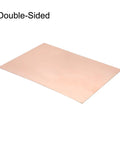 Double Sided FR4 Copper Clad PCB 200 By 150mm 0.8mm Thick Copper Plated Universal Prototype Circuit Board flat view