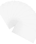 EPE Foam Packing Pouches White Protective Foam Bags 100 Count displayed in a fanned arrangement for safe shipping of delicate items.