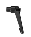 Hella Smooth M8 Clamping Lever With Push Button Ratcheting Action showing heavy steel build and ergonomic grip design.